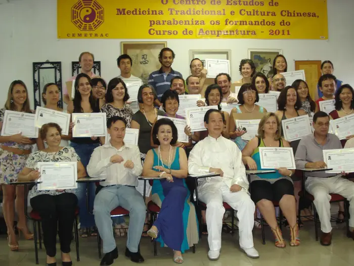 Turma de formatura do curso de Acupuntura do CEMETRAC, em 2011